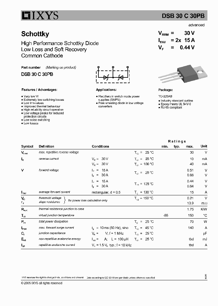 DSB30C30PB_7319343.PDF Datasheet