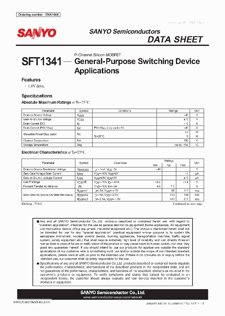 SFT1341_7320012.PDF Datasheet