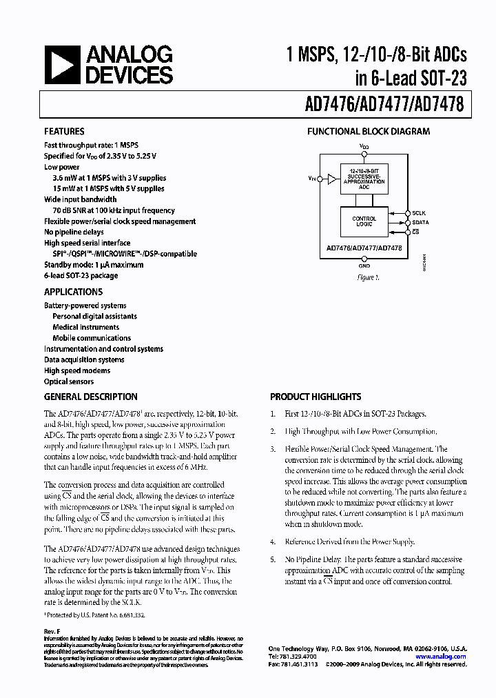 AD7478WARTZ-RL734_7320205.PDF Datasheet