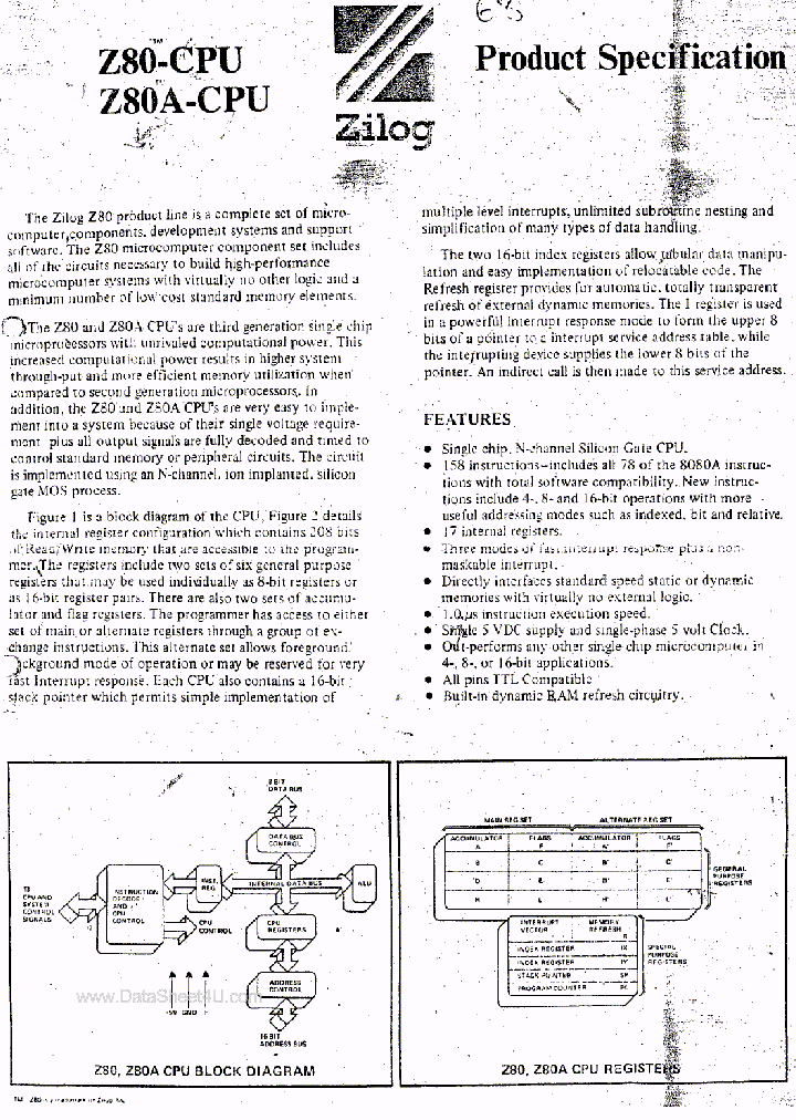 Z80A_7322867.PDF Datasheet