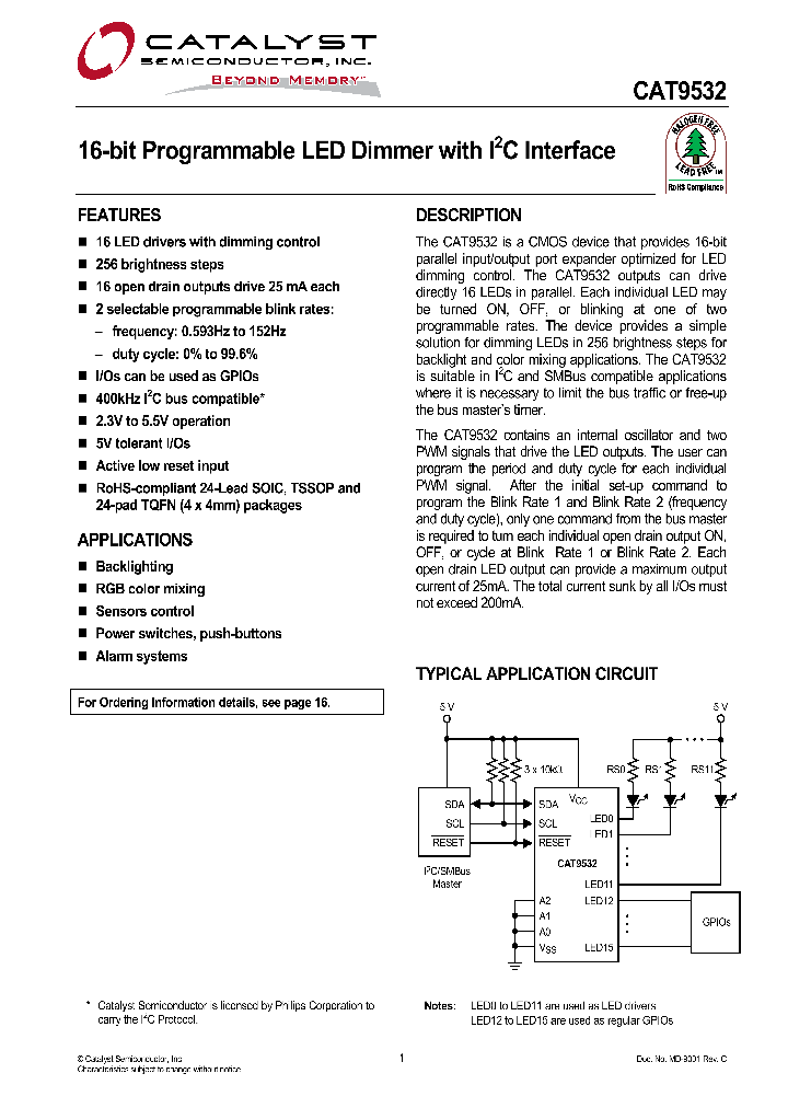 CAT9532YI-T2_7327370.PDF Datasheet