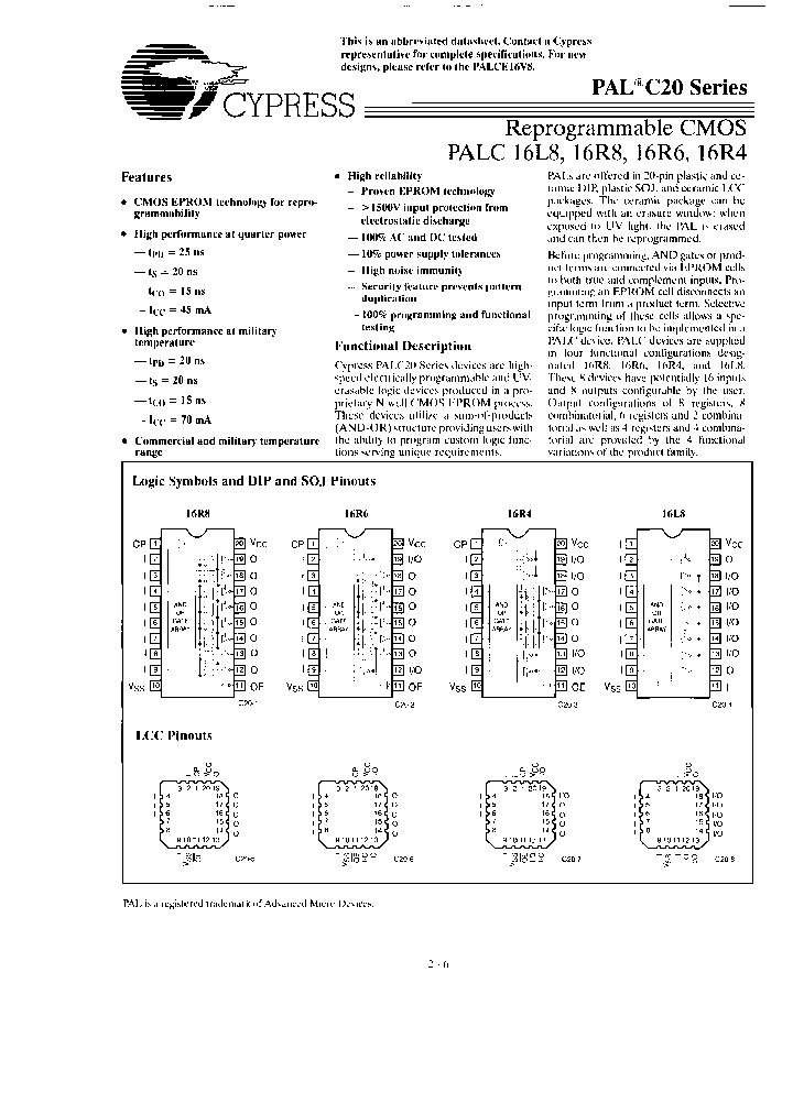 PALC16L8-40QMB_7336169.PDF Datasheet
