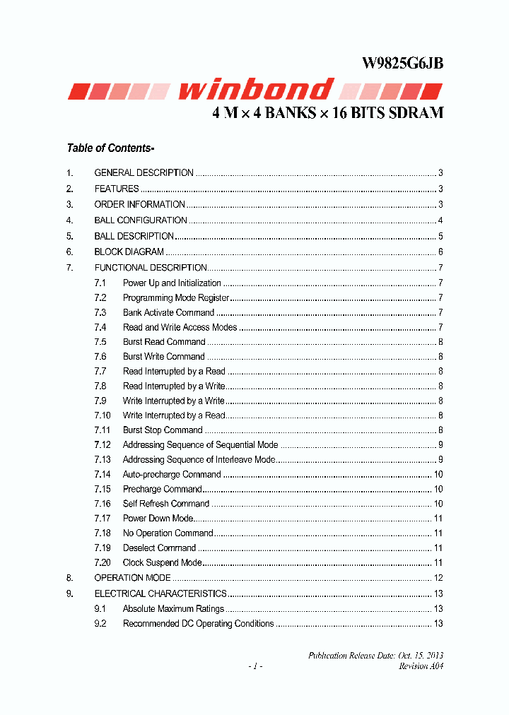 W9825G6JB_7369557.PDF Datasheet