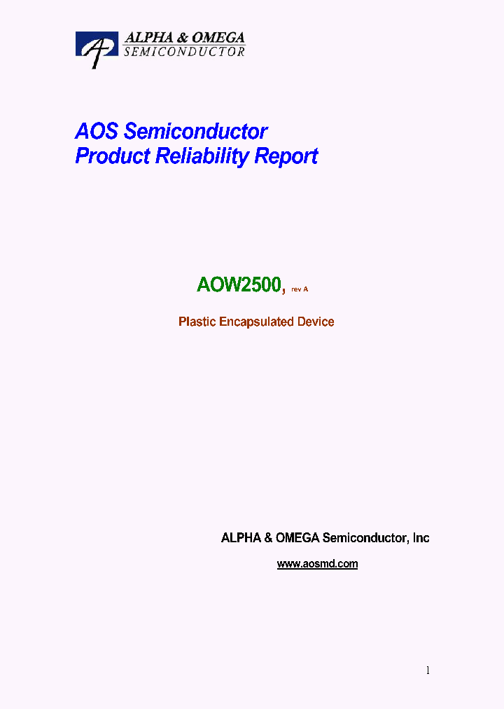 AOW2500_7369632.PDF Datasheet