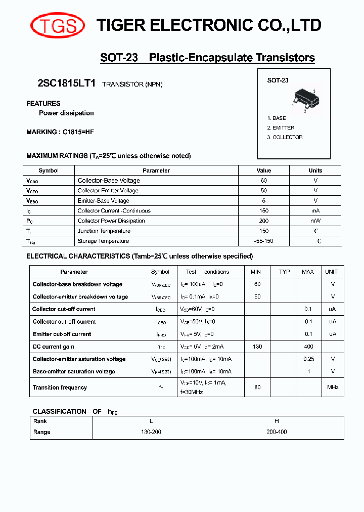 2SC1815LT1_7377490.PDF Datasheet