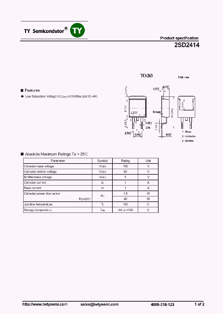 2SD2414_7379681.PDF Datasheet