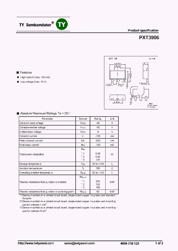 PXT3906_7399010.PDF Datasheet
