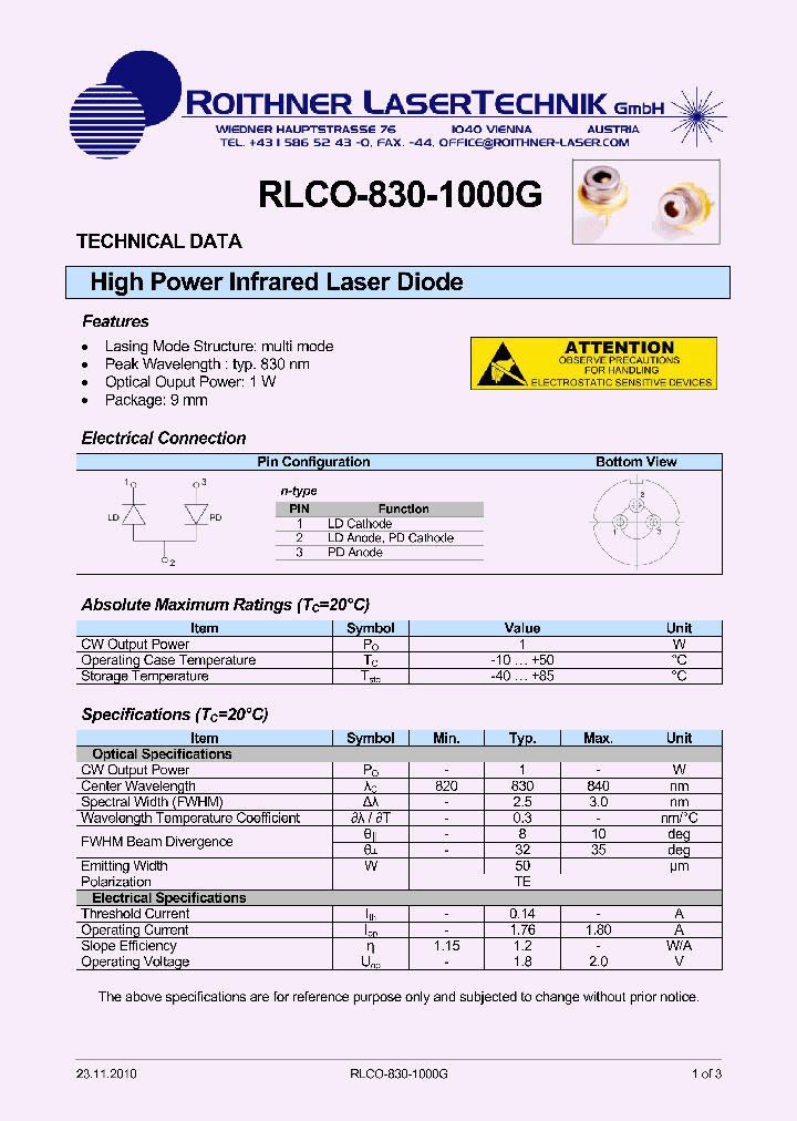 RLCO-830-1000G_7401576.PDF Datasheet