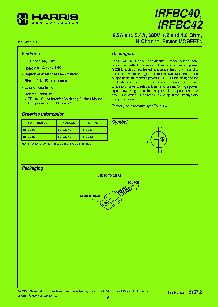 IRFBC40_7409392.PDF Datasheet