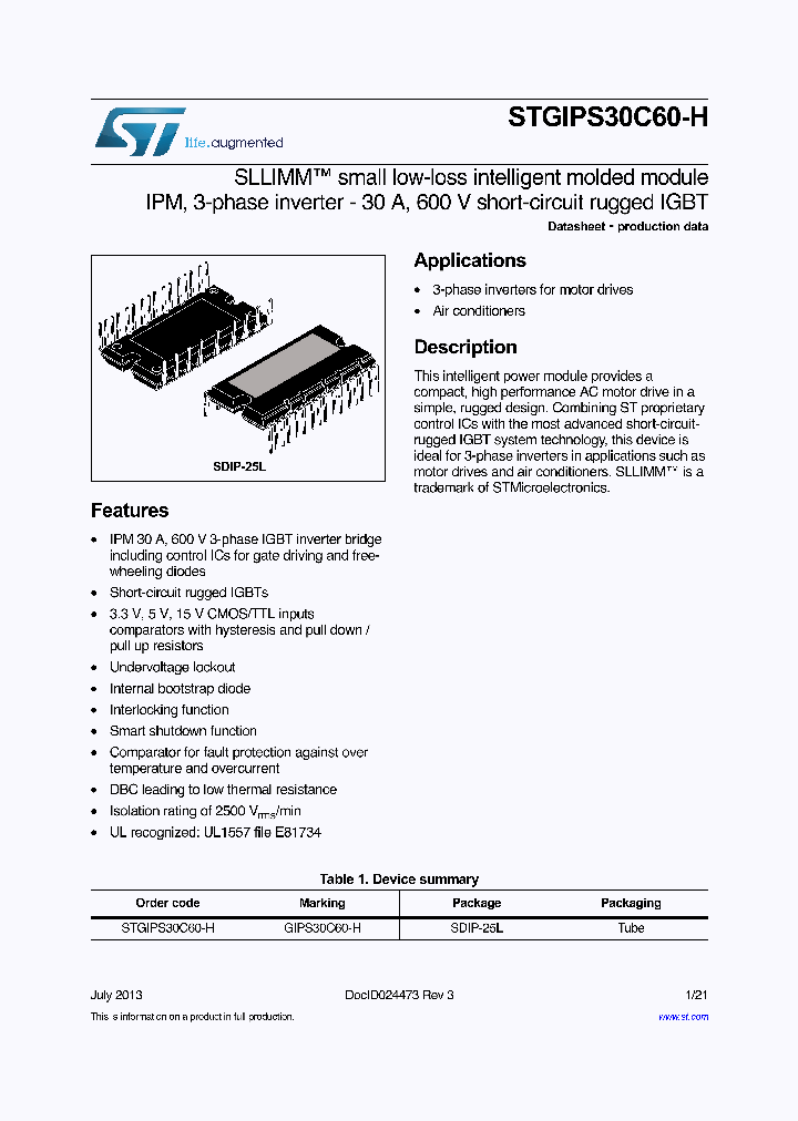 STGIPS30C60-H_7414194.PDF Datasheet