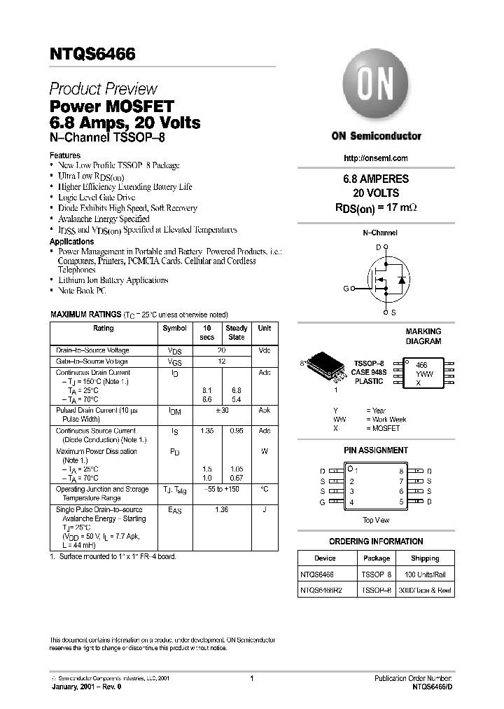 NTQS6466_7422911.PDF Datasheet