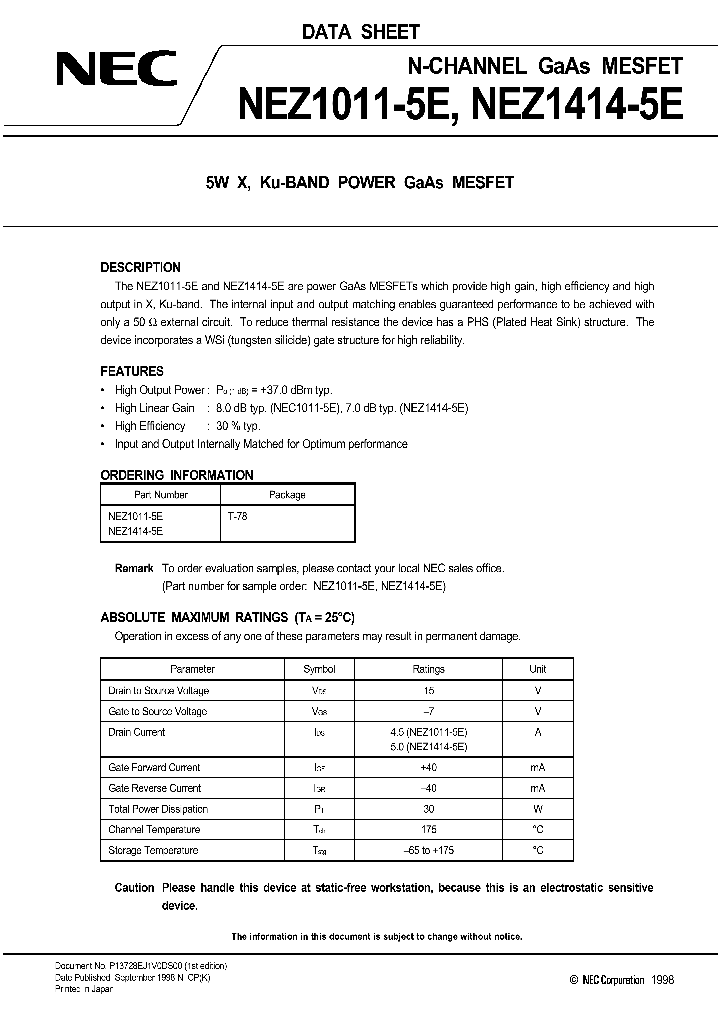NEZ1011-5E_7450274.PDF Datasheet