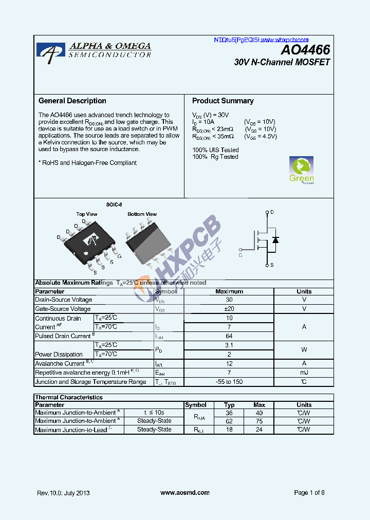 AO4466_7477213.PDF Datasheet