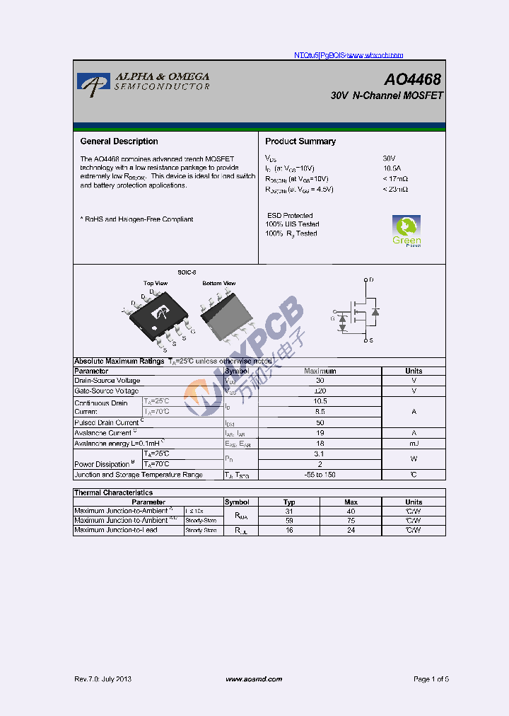 AO4468_7477215.PDF Datasheet