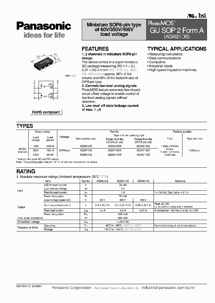 AQW210S_7478187.PDF Datasheet