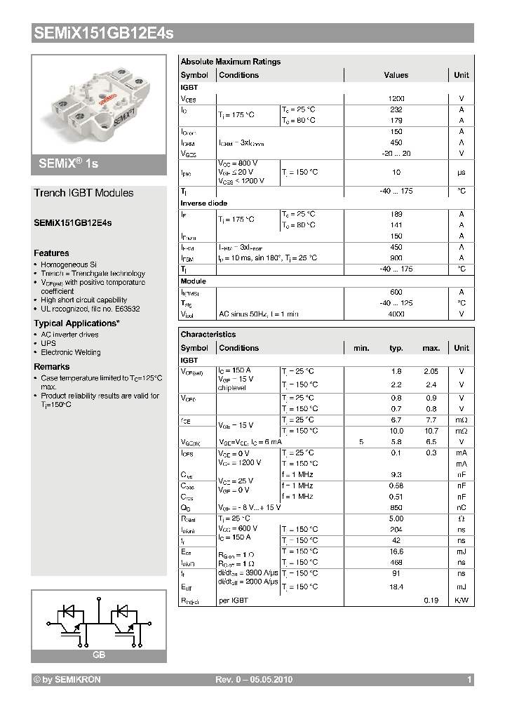 SEMIX151GB12E4S10_7488779.PDF Datasheet