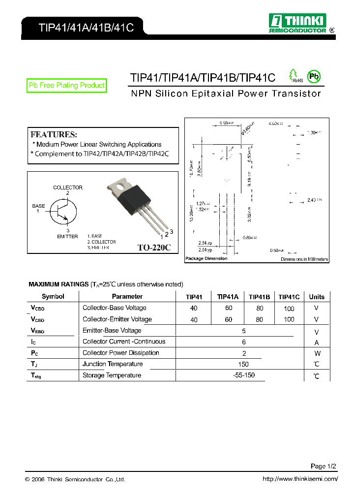 TIP41_7490982.PDF Datasheet