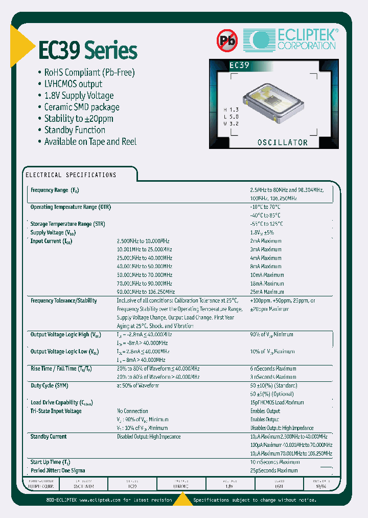 EC3945ETTS-100MTR_7492846.PDF Datasheet