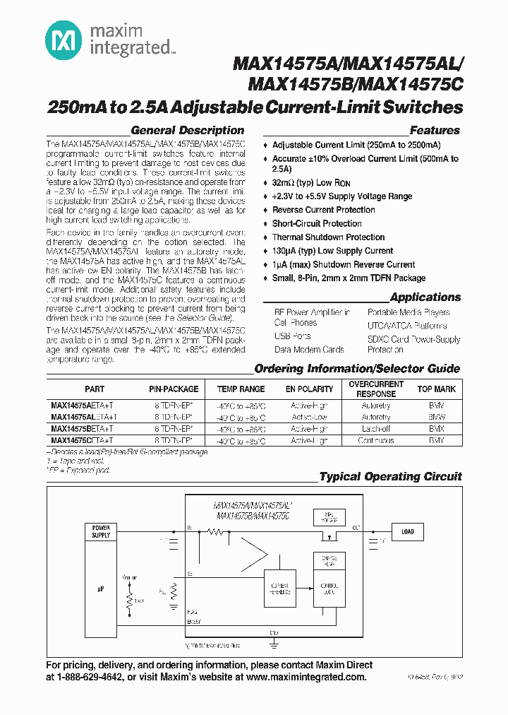 MAX14575C_7497848.PDF Datasheet