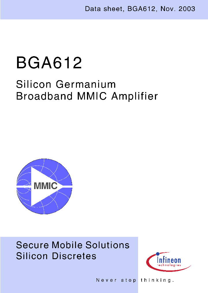 INFINEONTECHNOLOGIESAG-BGA612_7498726.PDF Datasheet