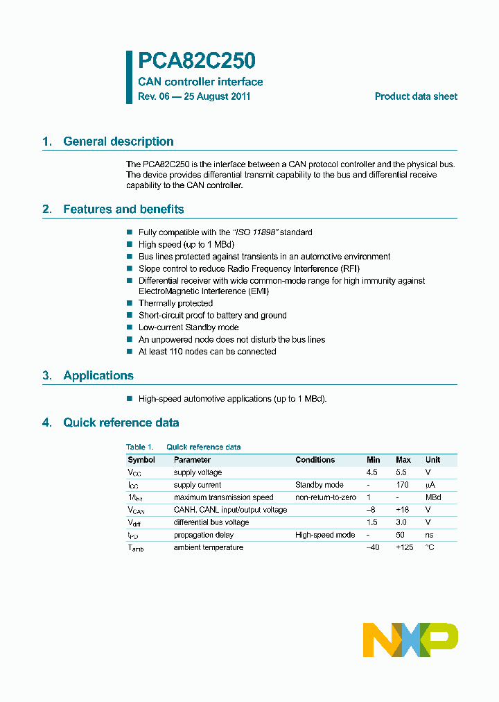 PCA82C250N_7500989.PDF Datasheet