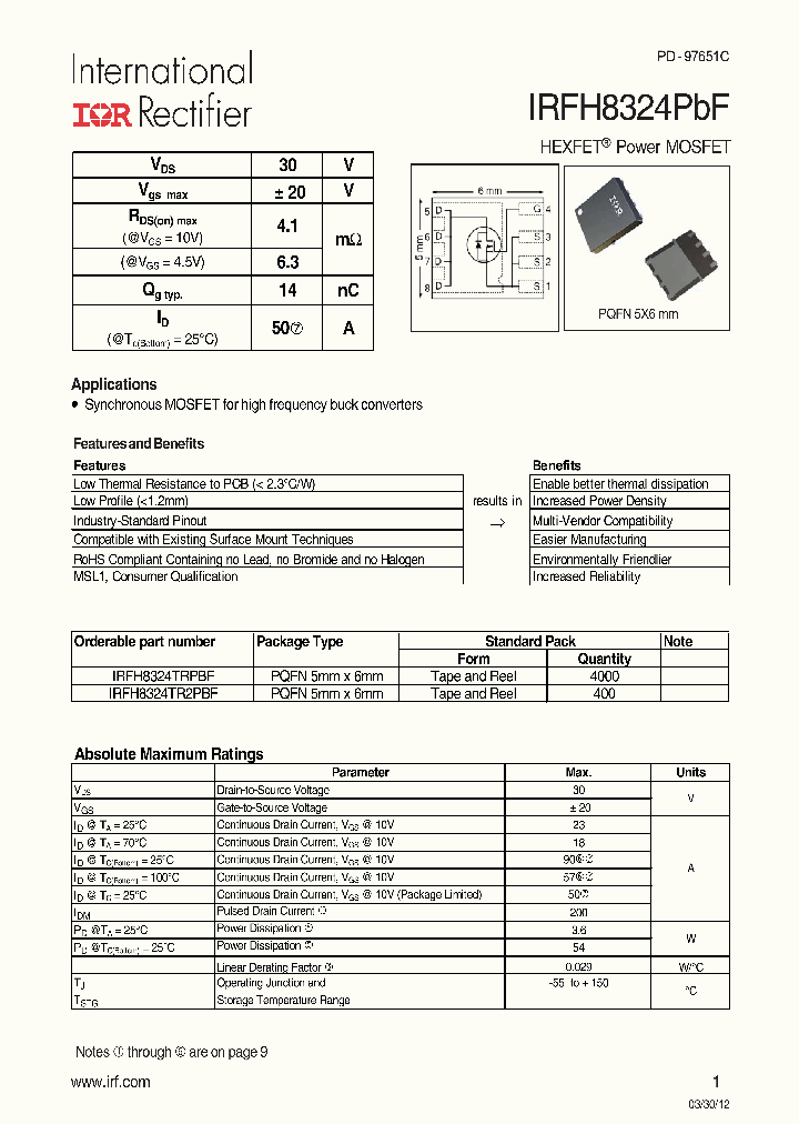 IRFH8324TR2PBF_7500473.PDF Datasheet