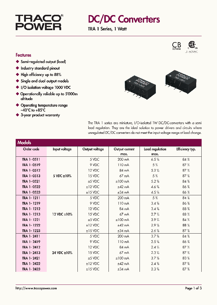 TRA1-0511_7517692.PDF Datasheet