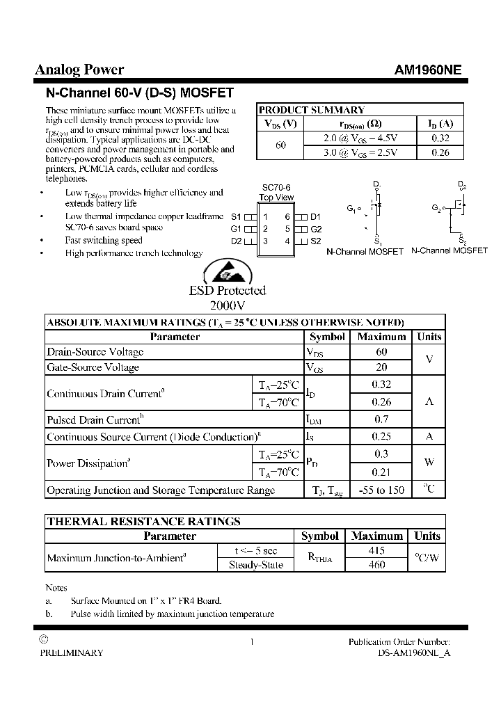 AM1960NE_7544657.PDF Datasheet