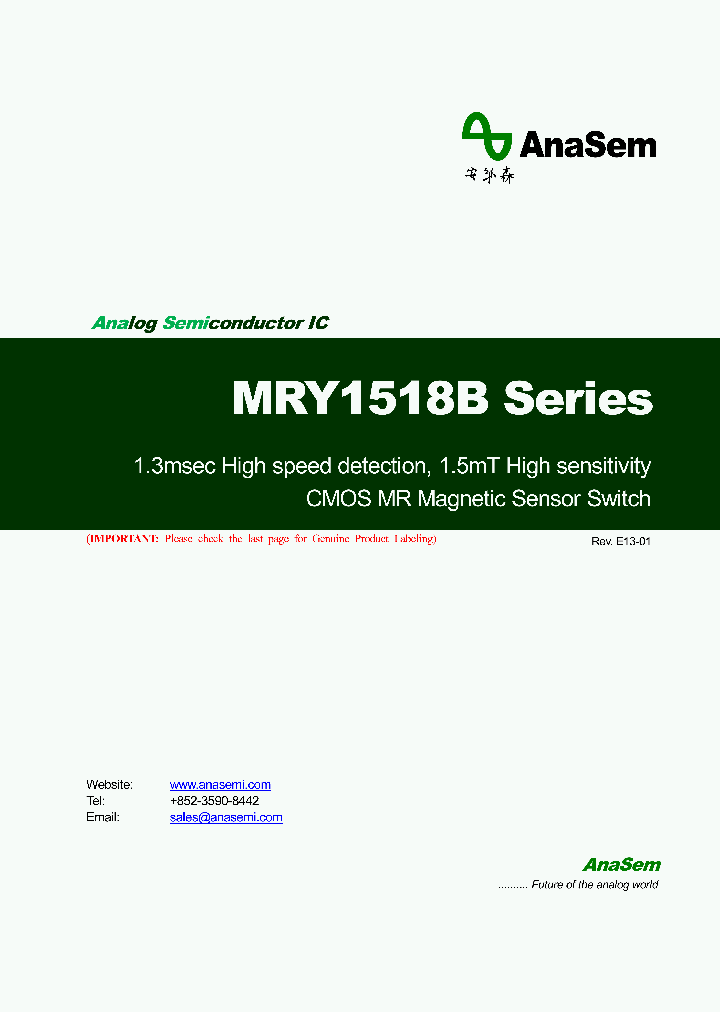 MRY1518BTA_7548730.PDF Datasheet