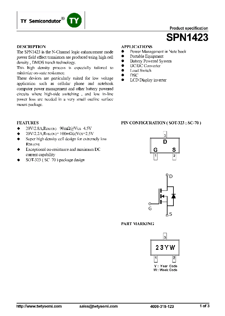 SPN1423S32RG_7549059.PDF Datasheet