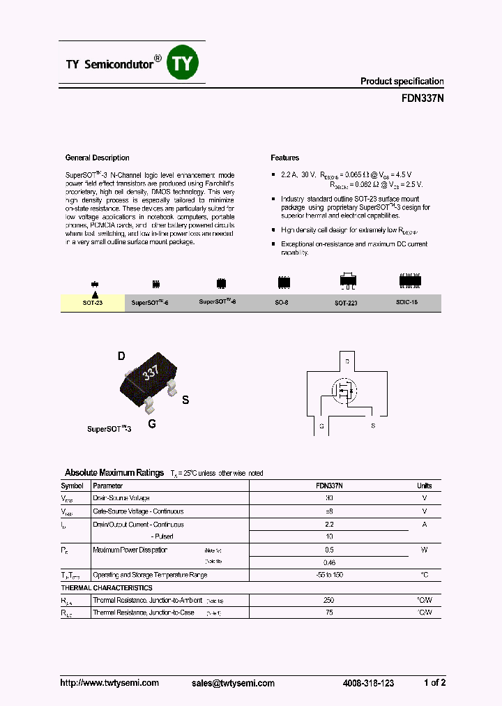 FDN337N_7550135.PDF Datasheet