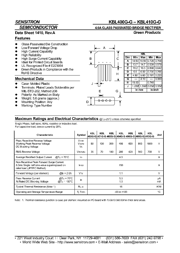 KBL400G-G_7564028.PDF Datasheet