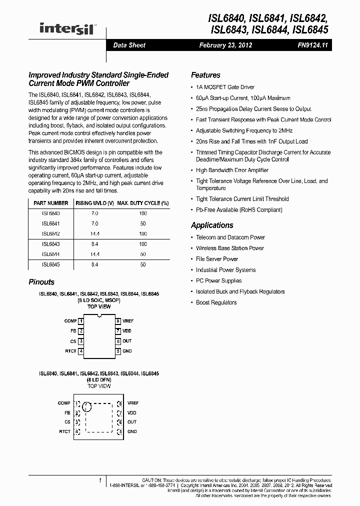 ISL6845IRZ_7566999.PDF Datasheet