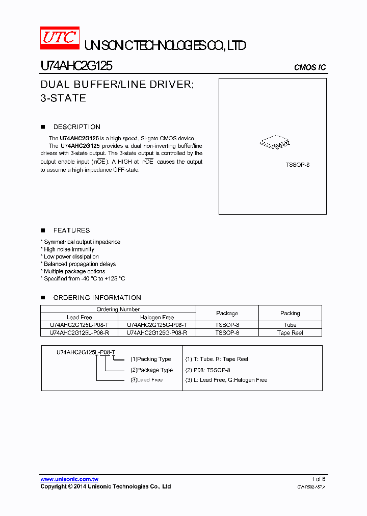 U74AHC2G125_7570564.PDF Datasheet