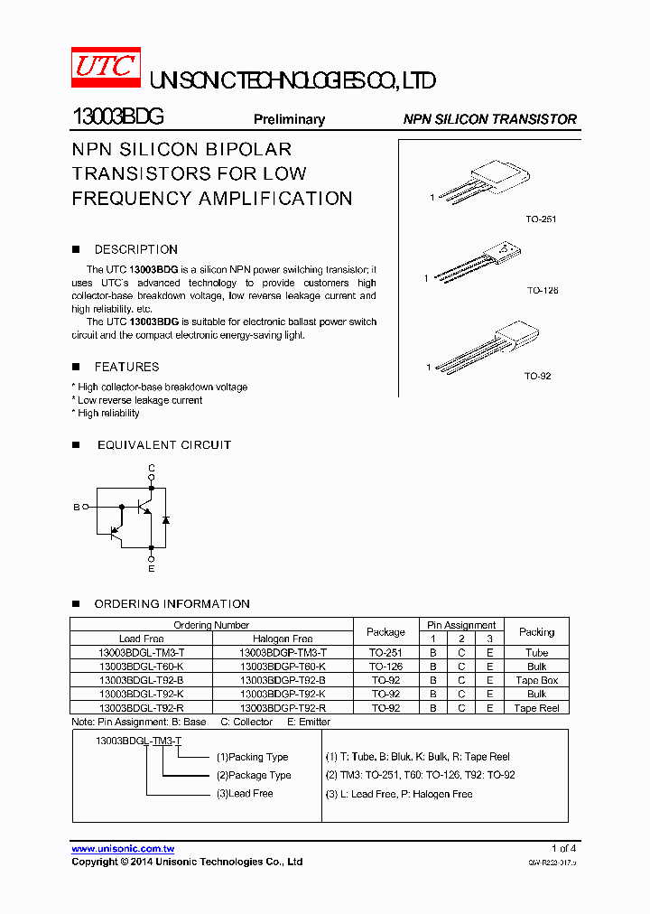 13003BDG_7588587.PDF Datasheet