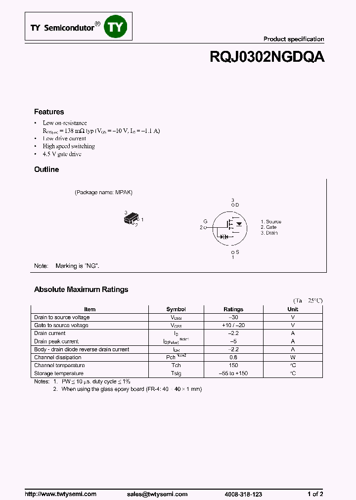 RQJ0302NGDQA_7594250.PDF Datasheet