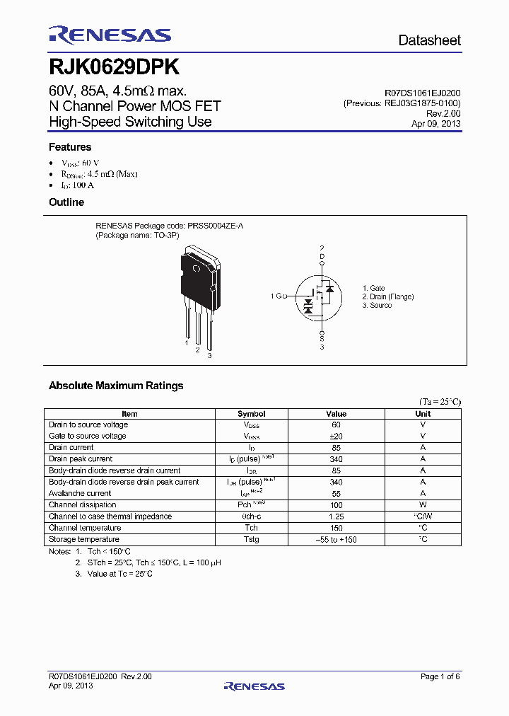 RJK0629DPK_7594403.PDF Datasheet