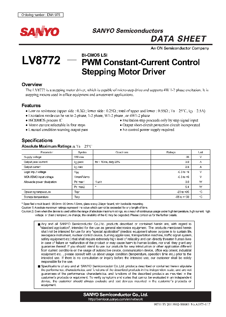 LV8772_7596285.PDF Datasheet