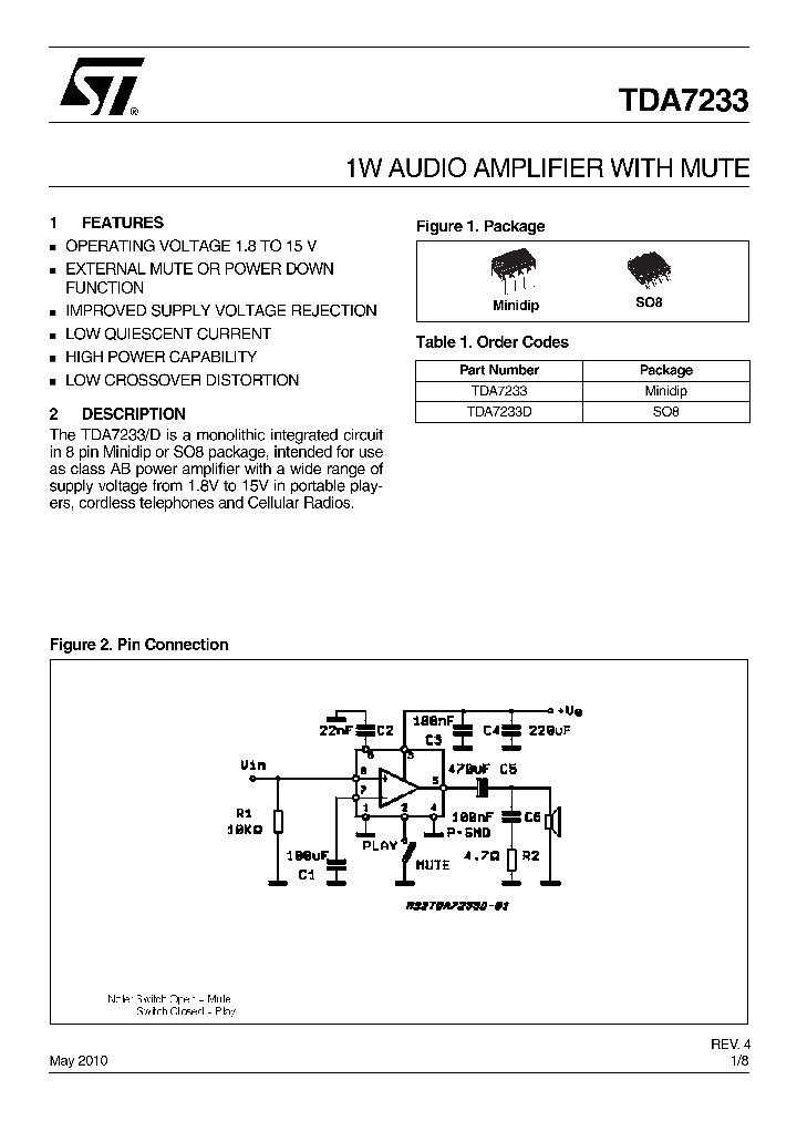 TDA7233D013TR_7597040.PDF Datasheet