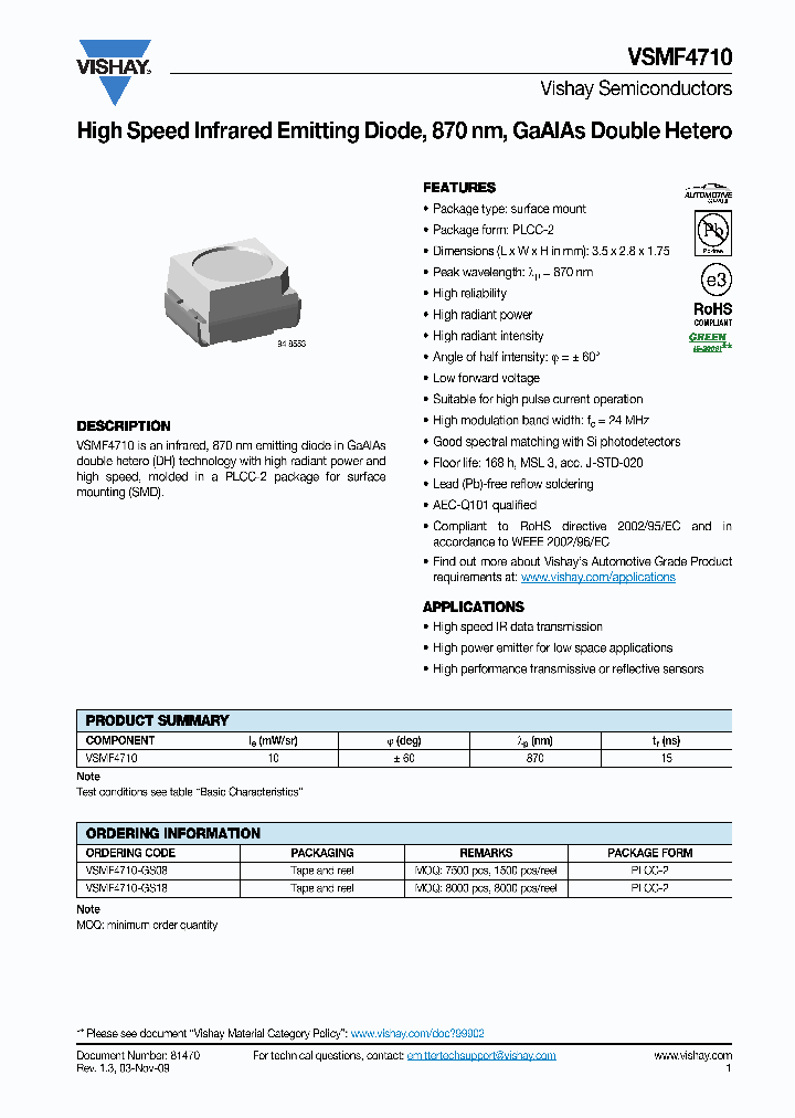 VSMF471009_7605828.PDF Datasheet