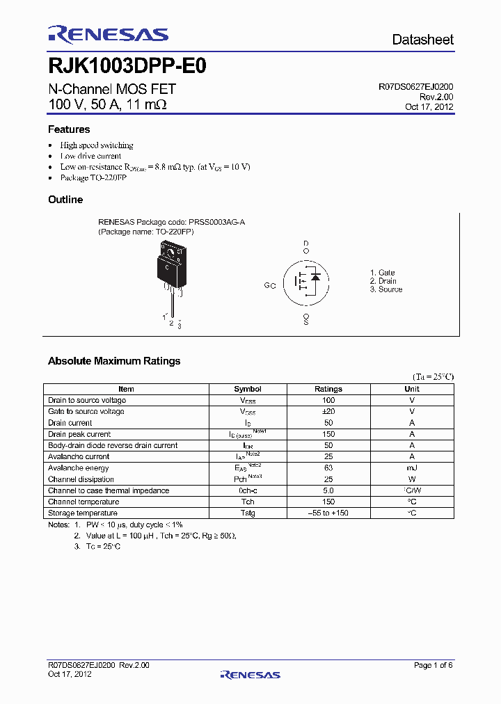 RJK1003DPP-E0_7606510.PDF Datasheet