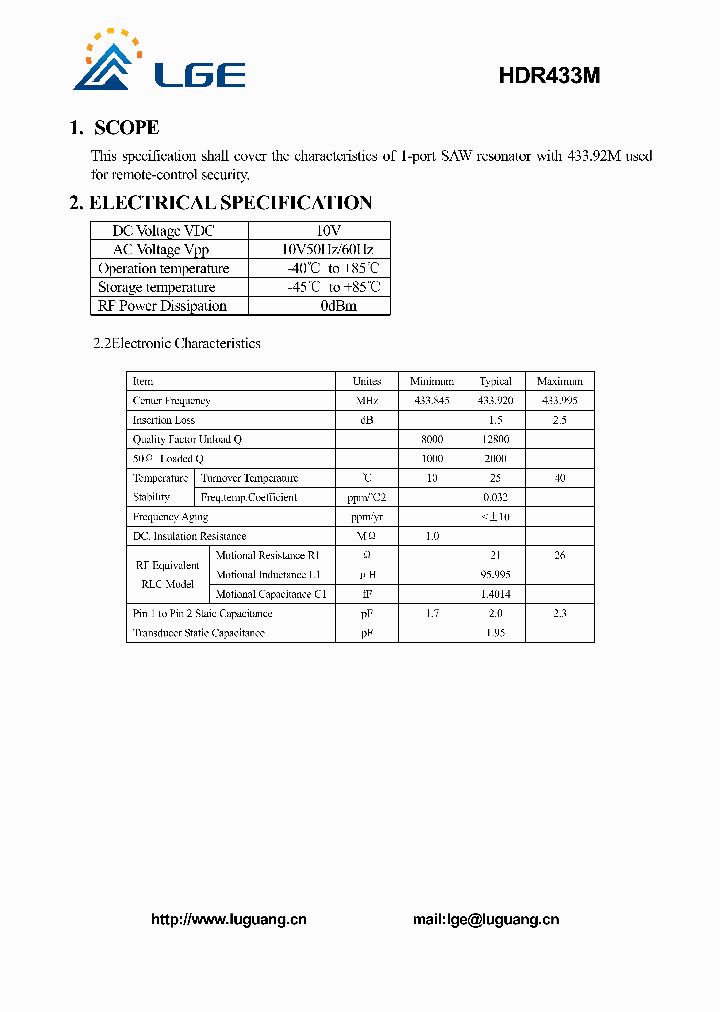 HDR433M_7617463.PDF Datasheet