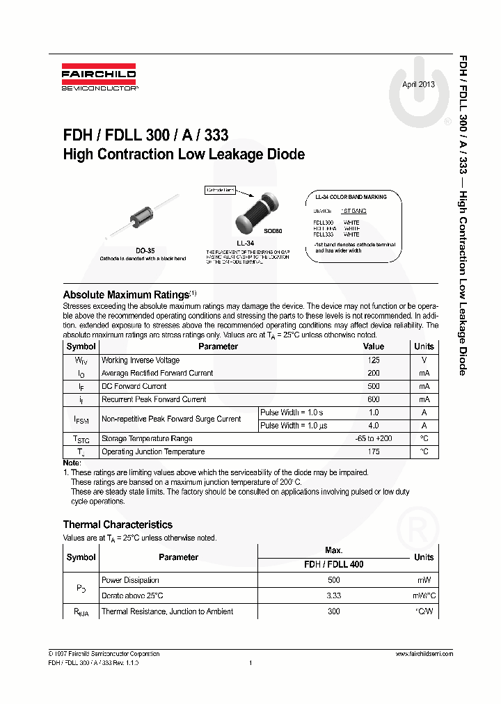 FDH333TR_7621953.PDF Datasheet