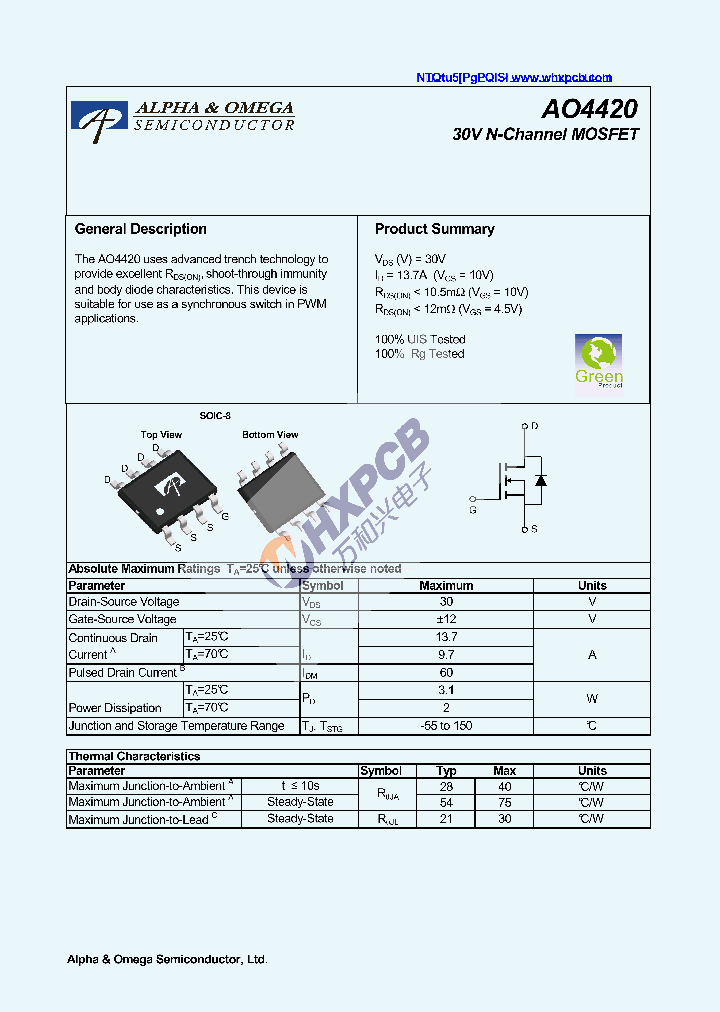 AO4420_7627035.PDF Datasheet