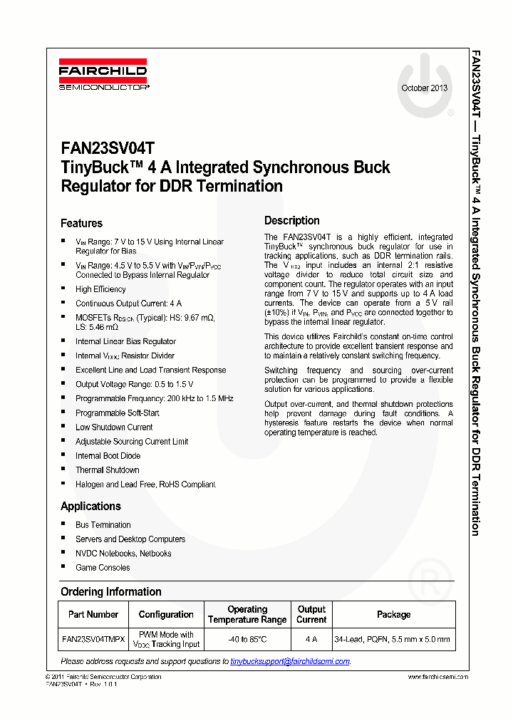 FAN23SV04TMPX_7628756.PDF Datasheet