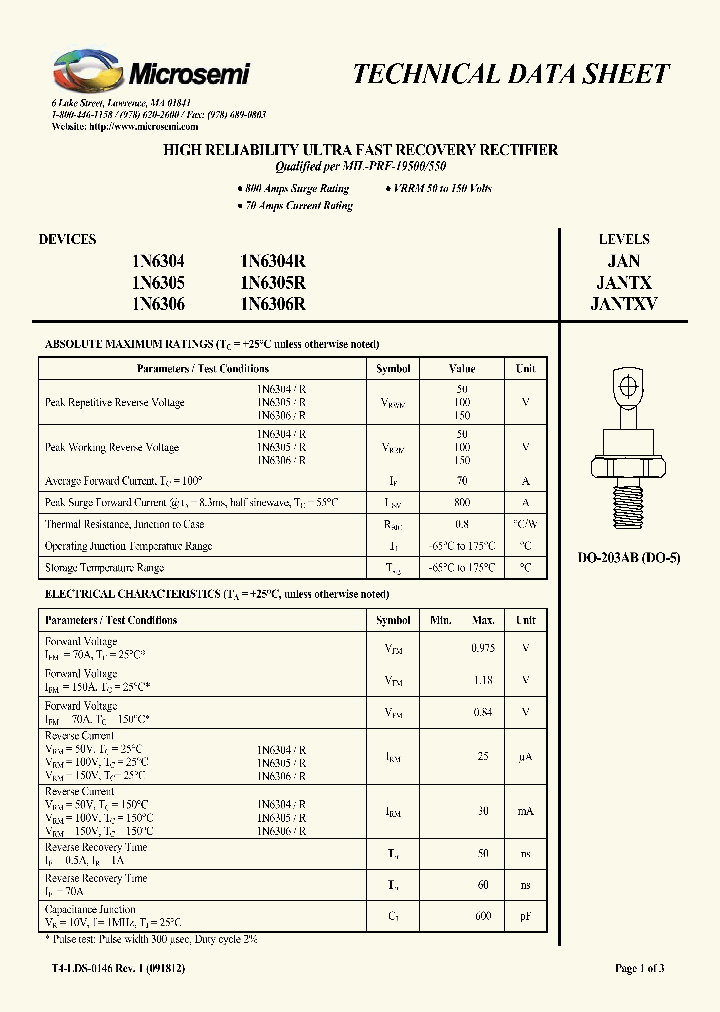 JANTXV1N6306_7634676.PDF Datasheet