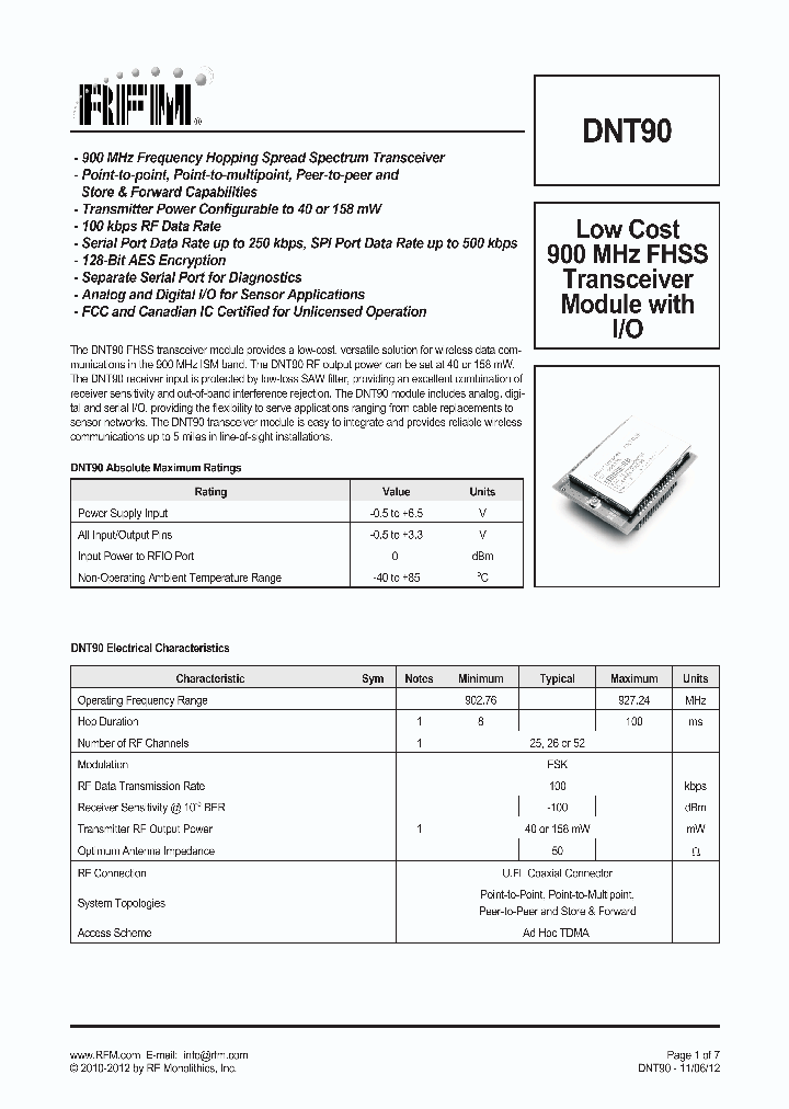 DNT90C_7646905.PDF Datasheet