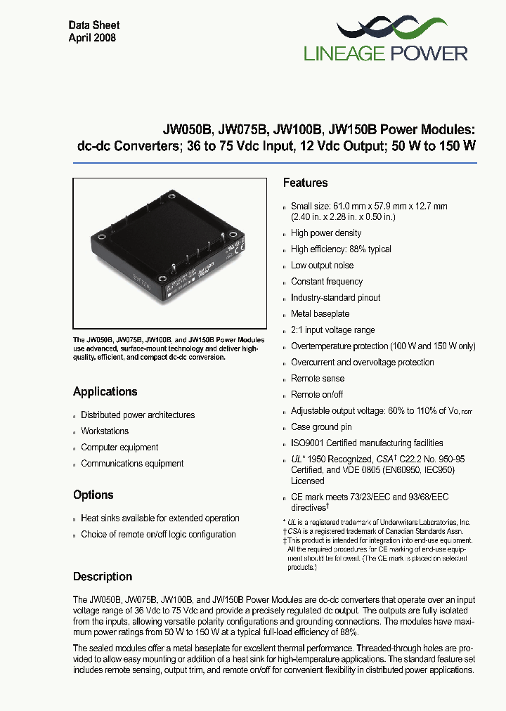 JW100B_7649719.PDF Datasheet