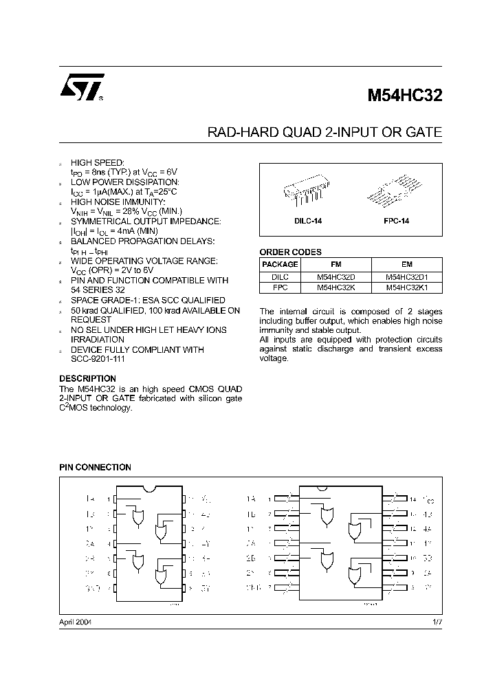 M54HC32K1_7656485.PDF Datasheet