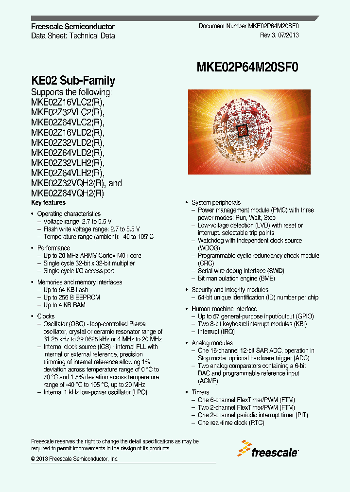 MKE02Z64VLH2R_7660743.PDF Datasheet